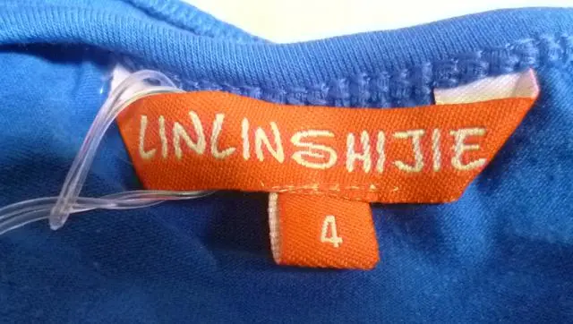 Foto uit de officiële melding: LINLINSHIJIE Kinderkleding set — risico: Verwurging