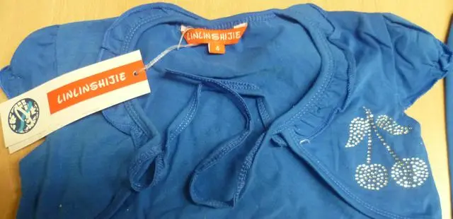 Foto uit de officiële melding: LINLINSHIJIE Kinderkleding set — risico: Verwurging