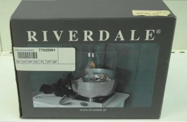 Foto do aviso oficial: Riverdale Flavourbowl Queimador de etanol — risco: Queimaduras & Incêndio