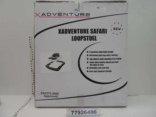 Photo de l’avis officiel: Xadventure 1. Xadventure safari loopstoel 2. Unknown Marchette pour bébé — risque: Blessures