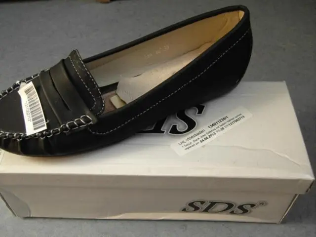 Photo de l’avis officiel: SDS Chaussures pour dames — risque: Risque chimique (A12/0881/13)