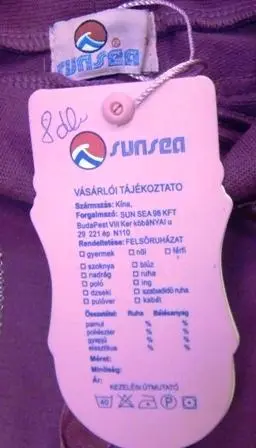 Foto do aviso oficial: Sunsea Calças para crianças — risco: Engasgamento & Ferimentos