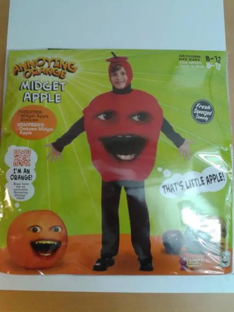 Foto aus der offiziellen Meldung: Annoying Orange Midget Apple Ausgefallenes Kleid Kostüm — Risiko: Umwelt
