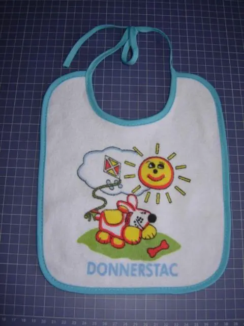 Photo de l’avis officiel: Baby-Lätzchen Le dossard de l’enfant — risque: Risque chimique