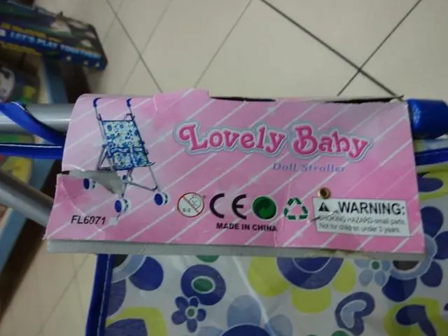 Photo de l’avis officiel: FEILI Lovely baby Poussette pour poupées — risque: Blessures