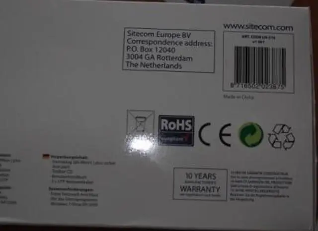 Foto aus der offiziellen Meldung: SITECOM Homeplug - Internet via the powerline Adapterstecker für Heimnetzwerk — Risiko: Elektrischer Schlag