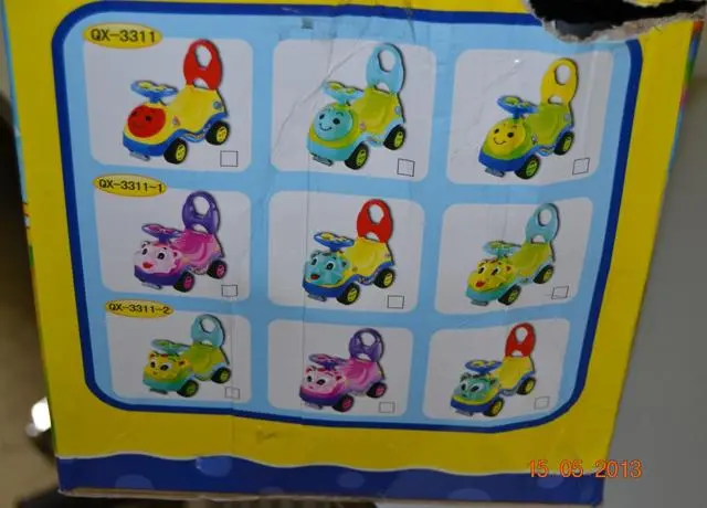 Foto aus der offiziellen Meldung: Franga Toys Jungle Elves / Correpasillos cara ( Face ride on toy) Aufsitzbares Spielzeug — Risiko: Ersticken