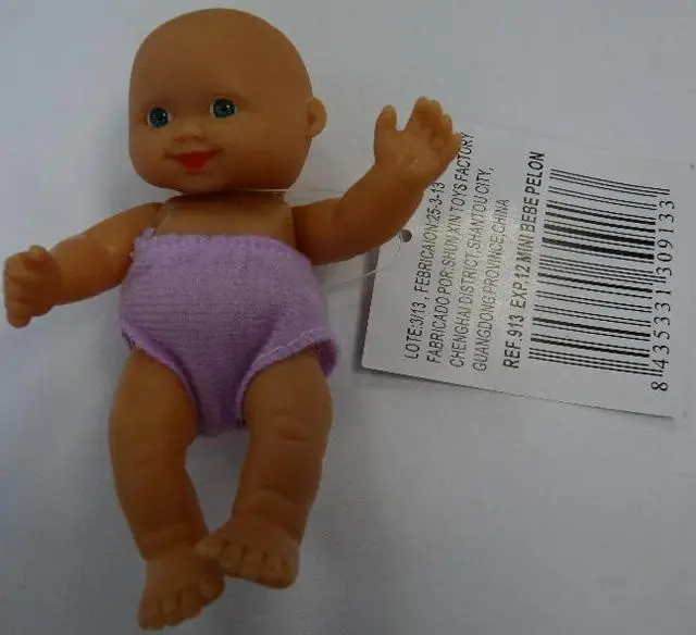 Foto do aviso oficial: Beauty Lovely Baby Bonecas de plástico — risco: Engasgamento