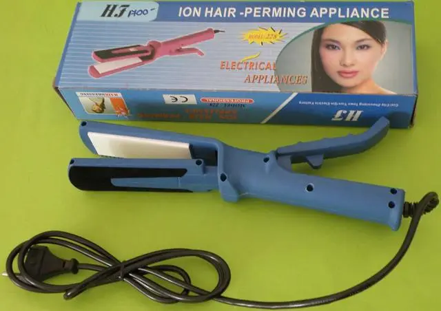 Foto dell’avviso ufficiale: HJ Ion Hair-Perming Appliance Raddrizzatore per capelli — rischio: Ustioni & Scossa elettrica