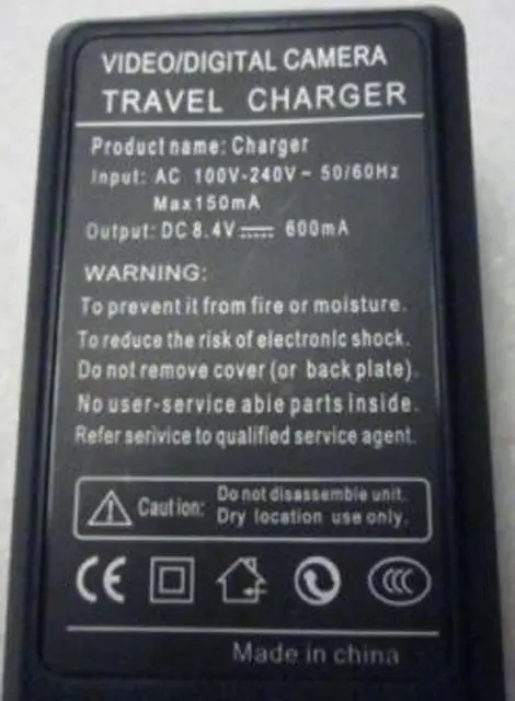 Photo from the official notice: König Electronic LED Camera Light 60 LEDs led camera light supplied with a battery charger — electric shock risk