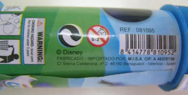 Foto dell’avviso ufficiale: Disney Pomperos - Bubble Giocattolo della bolla di sapone — rischio: Rischio microbiologico