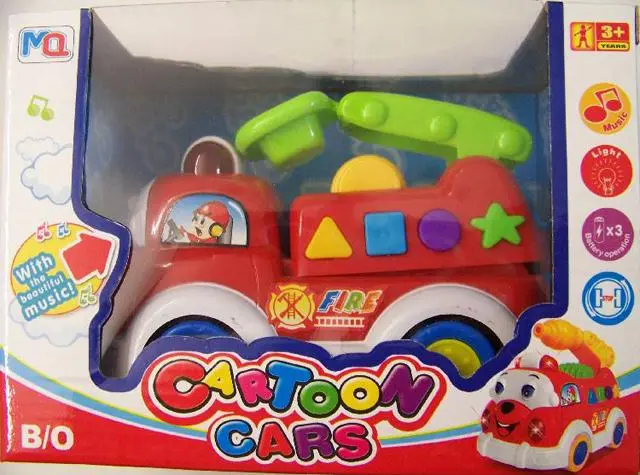 Foto do aviso oficial: Cartoon Cars Carro de brinquedo — risco: Engasgamento
