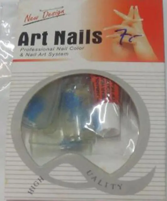 Photo from the official notice: Art Nails Professional Nail Color &amp; Nail Art System false nails — chemical risk