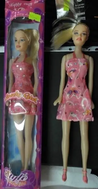 Photo de l’avis officiel: Style Lovely Girl, Happy every day set Poupées en plastique — risque: Risque chimique