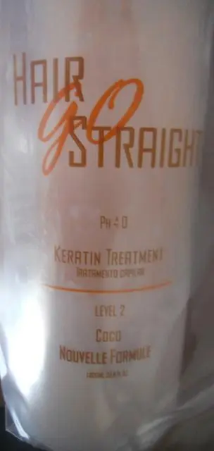 Photo de l’avis officiel: Hair Go Straight Keratin Treatment Lissage des cheveux — risque: Risque chimique