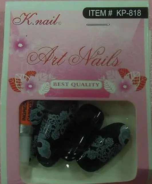 Photo de l’avis officiel: K. nail Art nails Faux ongles — risque: Risque chimique