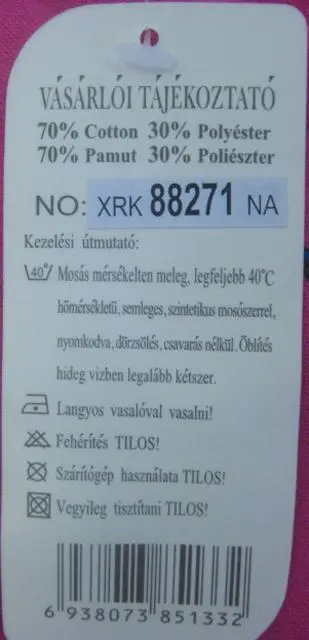 Foto uit de officiële melding: Tingba Kinderbroeken — risico: Verwonding