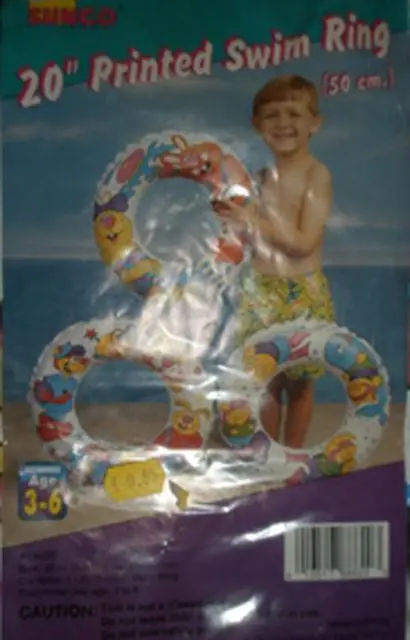Photo de l’avis officiel: Sunco 20'' Printed Swim Ring Gonflable Swim-Ring — risque: Risque chimique