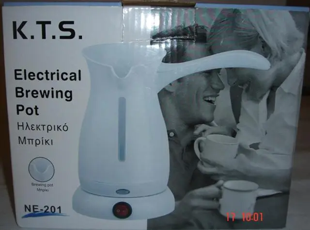 Photo de l’avis officiel: K.T.S. Electrical Brewing Pot Cafetière — risque: Brûlures & Choc électrique