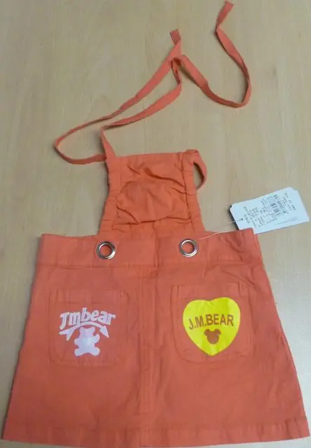 Foto dell’avviso ufficiale: JMBear Abito senza maniche per bambini — rischio: Strangolamento