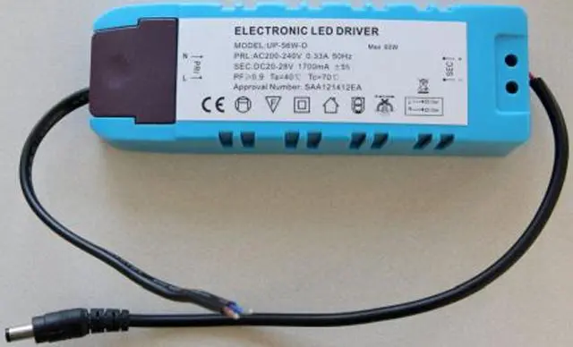 Photo from the official notice: Electronic LED driver — electric shock risk