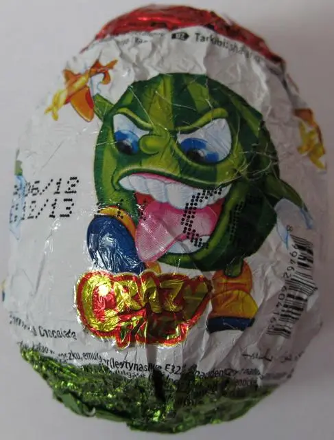 Photo from the official notice: TÜRKMALI 1. Crazy Fruit  2. Formula chocolate eggs with a toy — choking risk