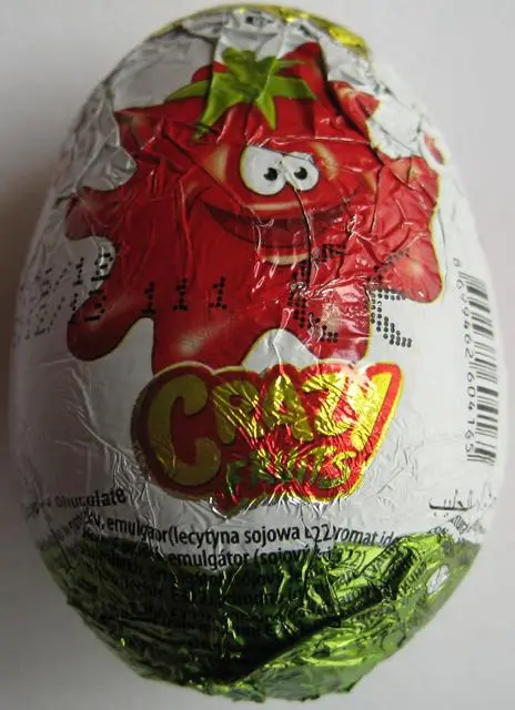 Photo from the official notice: TÜRKMALI 1. Crazy Fruit  2. Formula chocolate eggs with a toy — choking risk