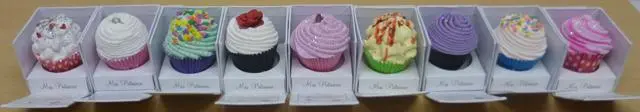 Photo from the official notice: Miss Patisserie 1. Plum Crunch; 2. Sugar Hear;t  3. Rosie; 4. La Vie en Rose; 5. Very Berry Cherry;  6. Sweet  — choking risk