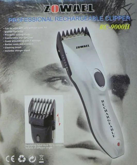 Foto dell’avviso ufficiale: Zowael Professional Rechargeable Clipper Trimmer per capelli — rischio: Ustioni & Scossa elettrica