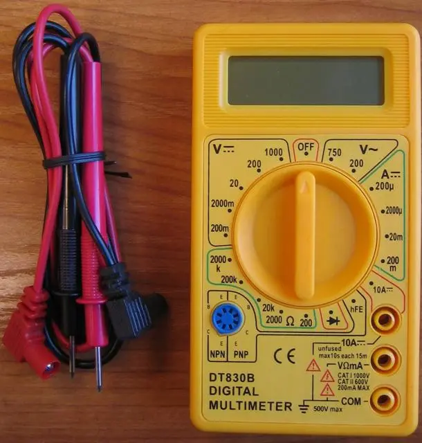 Foto do aviso oficial: Craft DT830B Digital multimeter Multímetro digital — risco: Choque elétrico