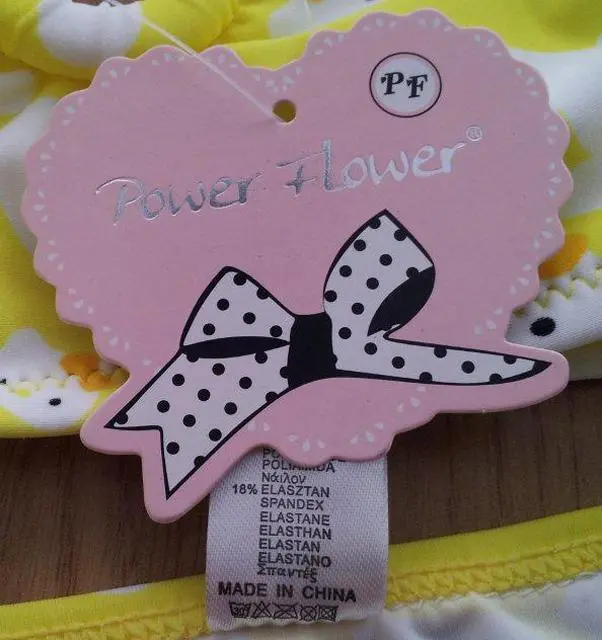 Foto dell’avviso ufficiale: Power Flower Bikini per ragazze — rischio: Lesioni & Strangolamento (A12/1292/13)