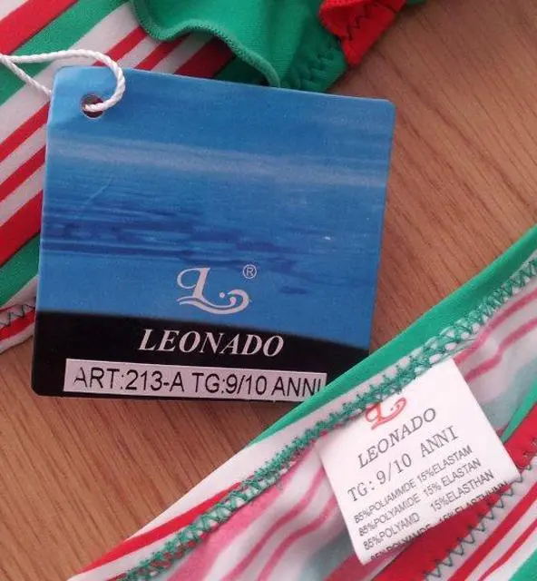 Photo de l’avis officiel: Leonado Bikini des filles — risque: Blessures & Etranglement (A12/1294/13)