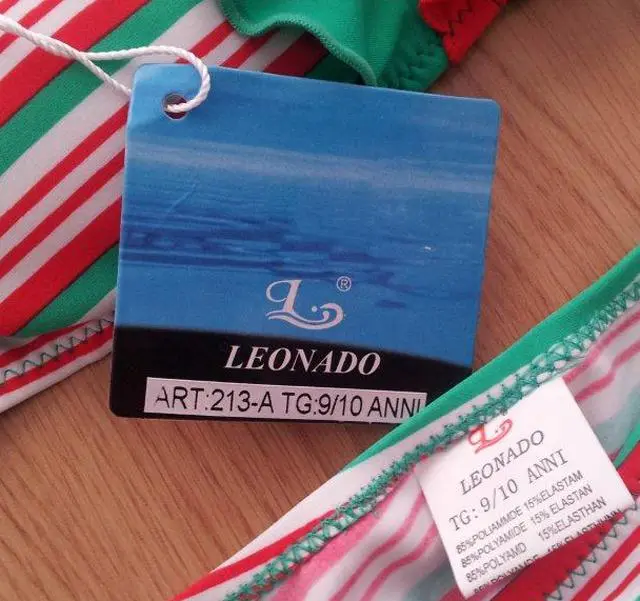 Photo de l’avis officiel: Leonado Bikini des filles — risque: Blessures & Etranglement (A12/1294/13)