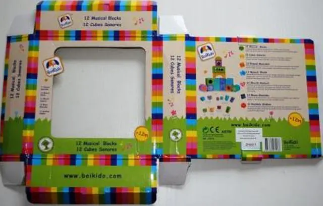 Foto dell’avviso ufficiale: Boikido Boikido12 musical blocks Blocchi musicali in legno — rischio: Ostruzione delle vie aeree