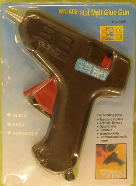 Photo from the official notice: Hot Melt Glue Gun — electric shock risk (A12/1390/13)