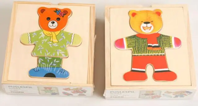 Foto aus der offiziellen Meldung: Tiger Puslespil (Puzzle) Holzpuzzle — Risiko: Ersticken