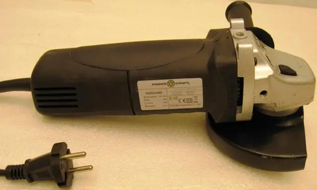 Photo de l’avis officiel: Power Craft Vinkelslider Broyeur d’angle — risque: Choc électrique