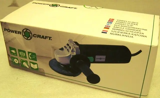 Photo de l’avis officiel: Power Craft Vinkelslider Broyeur d’angle — risque: Choc électrique