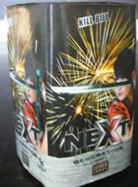 Photo de l’avis officiel: Next Generation Fireworks "Kill Bill" Feux d’artifice — risque: Brûlures & Blessures