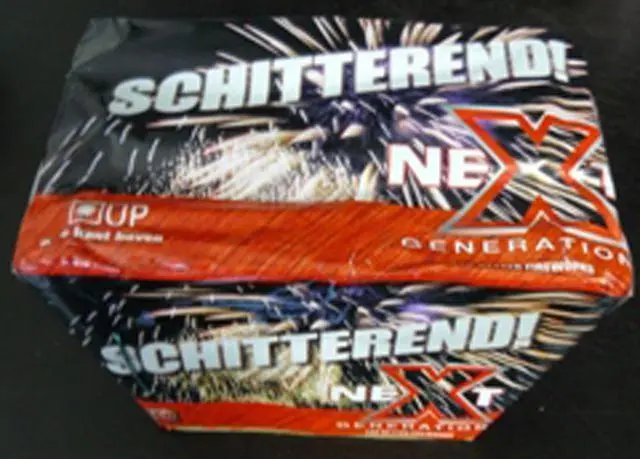 Photo de l’avis officiel: Next Generation Fireworks Schitterend Feux d’artifice — risque: Brûlures & Blessures