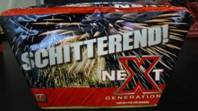 Photo de l’avis officiel: Next Generation Fireworks Schitterend Feux d’artifice — risque: Brûlures & Blessures