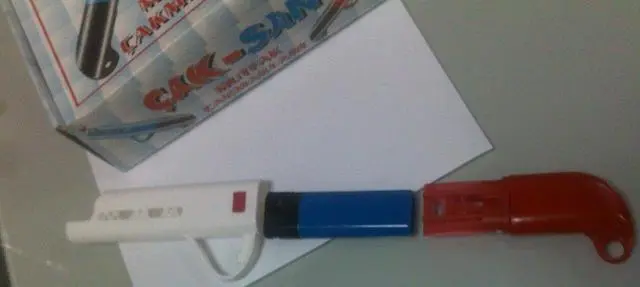 Foto do aviso oficial: ÇAK - SAN Mutfak çakmaklari (kitchen lighters) Isqueiro novidade — risco: Queimaduras & Incêndio