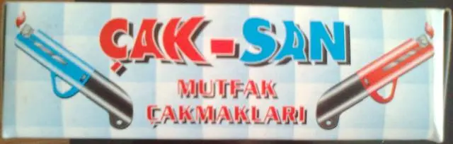 Foto do aviso oficial: ÇAK - SAN Mutfak çakmaklari (kitchen lighters) Isqueiro novidade — risco: Queimaduras & Incêndio