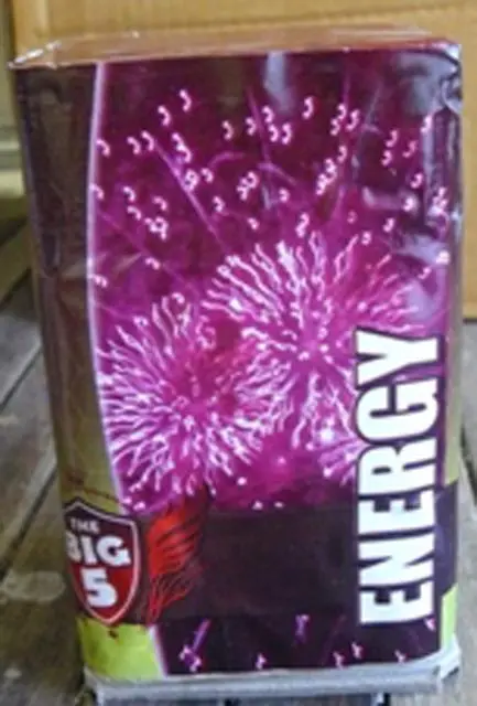 Photo de l’avis officiel: Energy Feux d’artifice — risque: Brûlures & Blessures