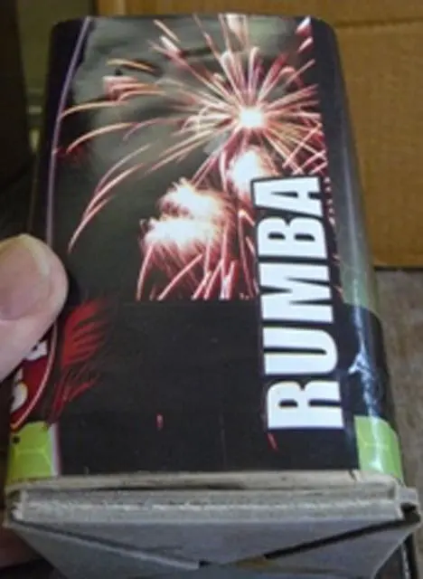 Photo de l’avis officiel: Rumba Feux d’artifice — risque: Brûlures & Blessures