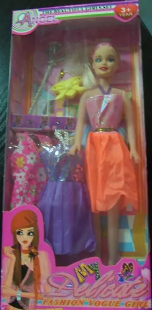 Foto do aviso oficial: Happy Star My delicate fashion vogue girl Boneca de plástico com acessórios — risco: Químico