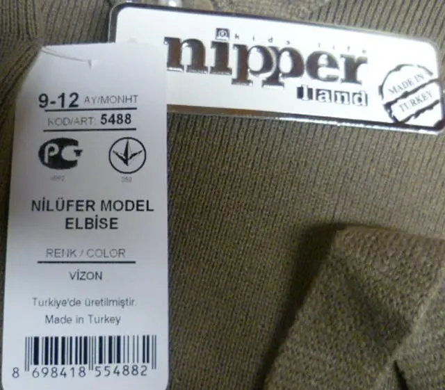 Foto aus der offiziellen Meldung: Nipper Land Kleidungsset für Mädchen — Risiko: Verletzungen