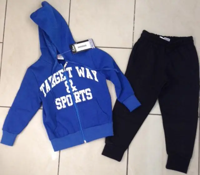 Foto do aviso oficial: Target Sportswear Conjunto de roupas para crianças — risco: Estrangulamento (A12/1431/13)