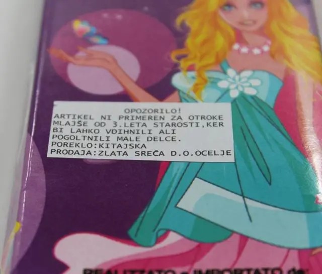 Foto do aviso oficial: TO.BIA'S GIOCHI LISA Fashion Boneca de plástico — risco: Químico