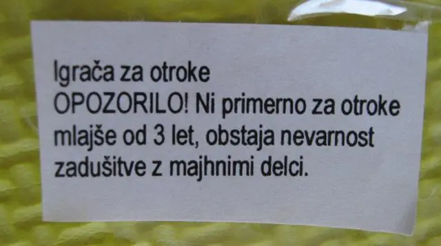 Photo from the official notice: Pamax Tappeto Alfabeto toy puzzle mat — choking risk